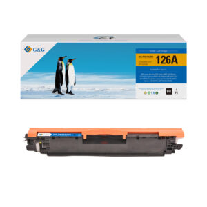 G&G™ Penguin Premium Equivalent CE310A (HP 126A) Compatible with HP Black Toner Cartridge