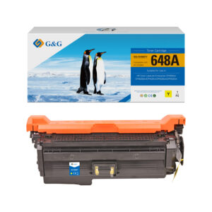 G&G™ Penguin Premium Equivalent CE262A (HP 648A) Compatible with HP Yellow Laser Toner Cartridge