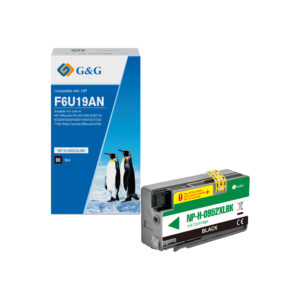 G&G™ Penguin Premium Equivalent F6U19AN (HP 952XL) Compatible with High Yield HP Black Inkjet Cartridge